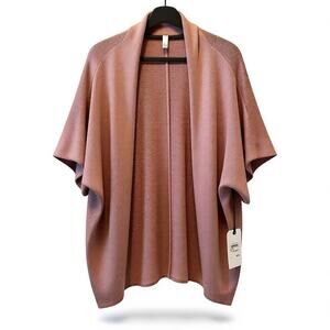 NWT Leith Open Knit Cocoon Cardigan Sweater – Pink – Size S CozyChic Balletcore